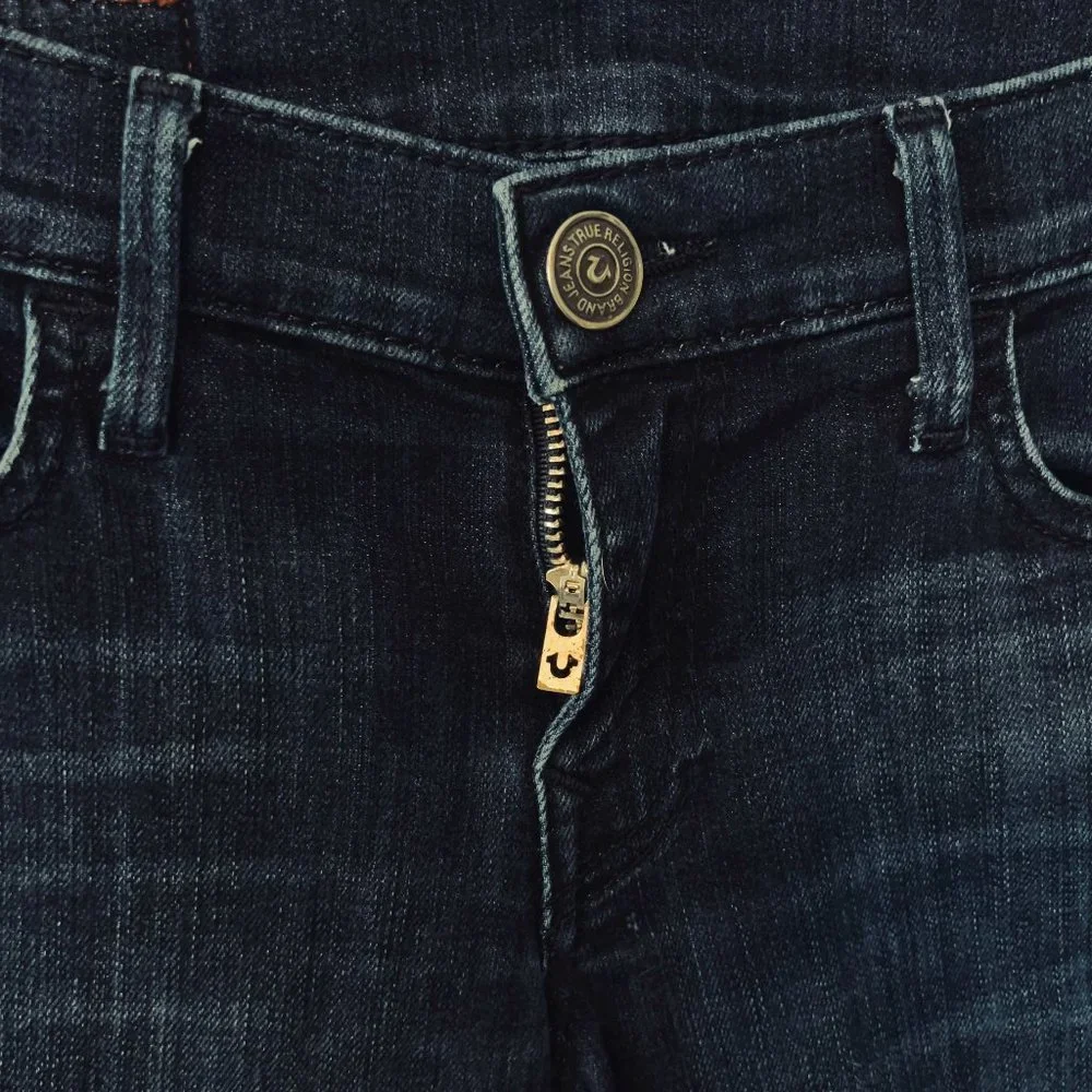 True Religion ‘Halle’ Super Skinny Fit Jeans in Picasso Blue - Picture 6 of 12